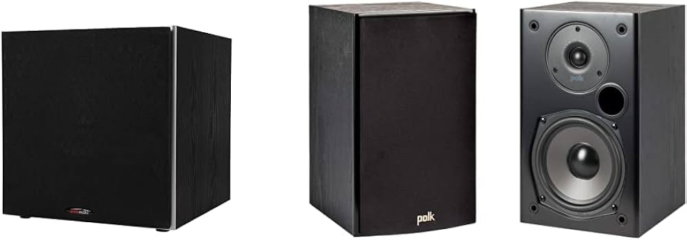 Amazon.com: Polk Audio PSW10 Powered Subwoofer with T15 Bookshelf